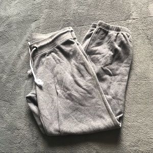 low rise sweatpants